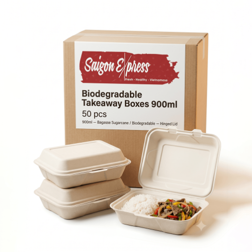 Biodegradable Takeaway Boxes 900ml