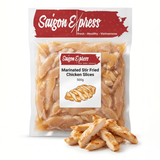 Marinated Stir Fried Chicken Slices