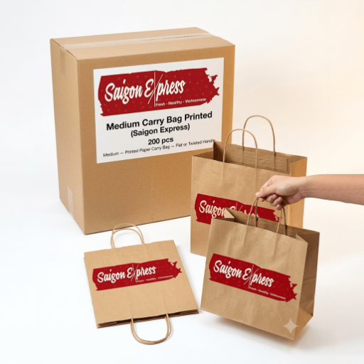 Medium Carry Bag Printed (Saigon Express)