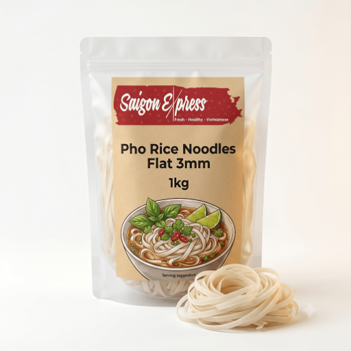 Pho Rice Noodles Flat 3mm